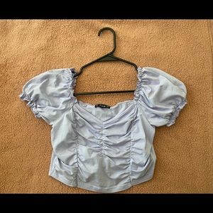 Purple SHEIN crop top